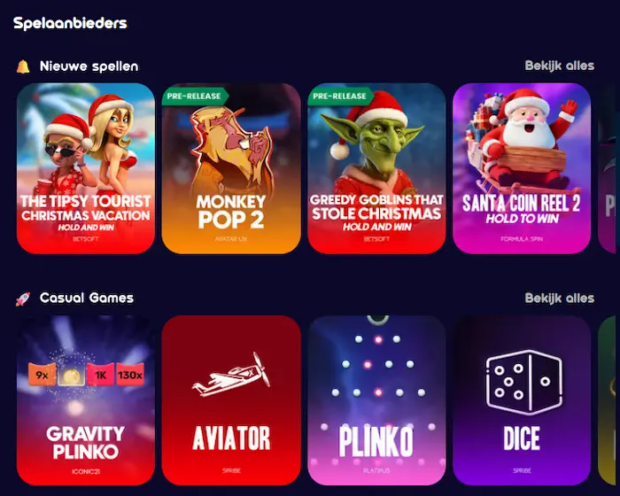 Spinsino Casino Games